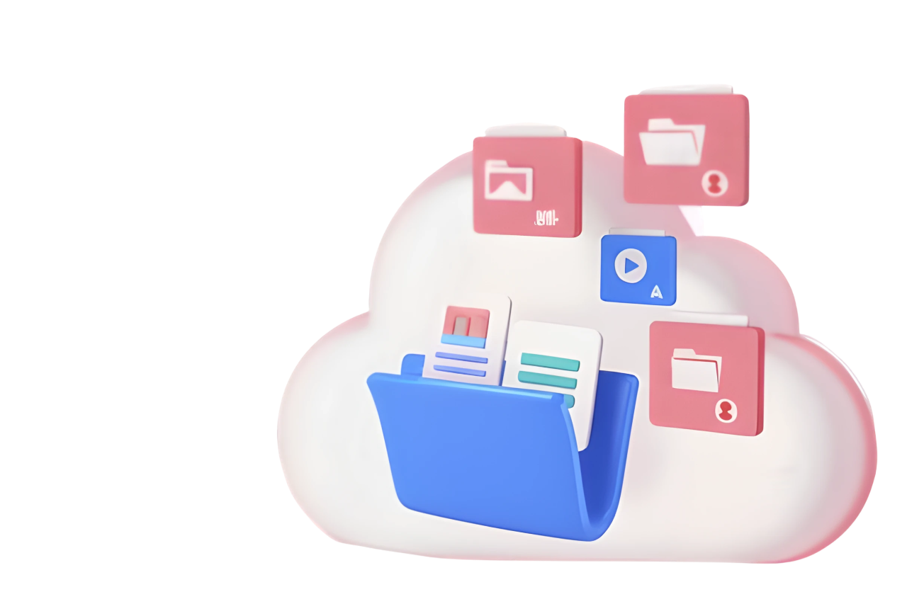 Cloud storage with files